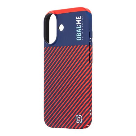 OBAL:ME Flossy Stripes Tok iPhone 16 kék/piros