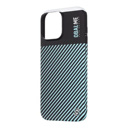 OBAL:ME Flossy Stripes Tok iPhone 16 Pro Max fekete/kék