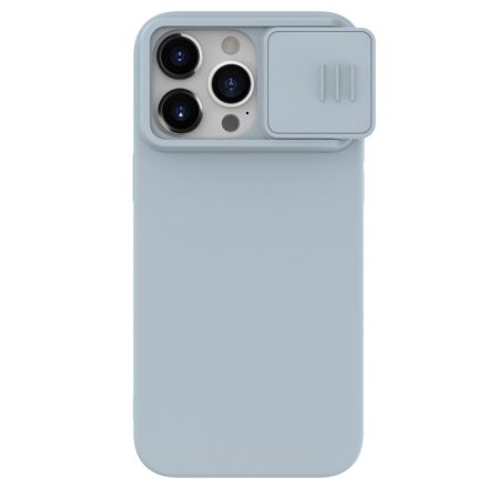 Nillkin CamShield Silky Szilikon Tok iPhone 15 Pro szürke