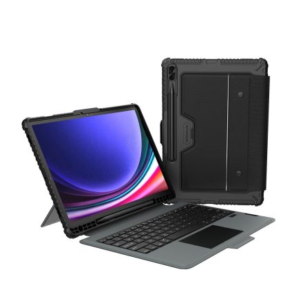 Nillkin Bumper Combo Keyboard Case (Backlit Version) Samsung Tab S9+ fekete