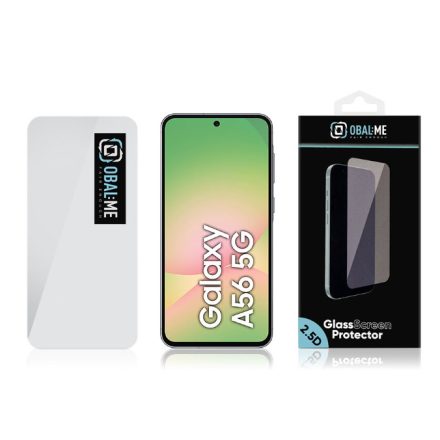 OBAL:ME 2.5D Glass Kijelzővédő Samsung A56 5G átlátszó