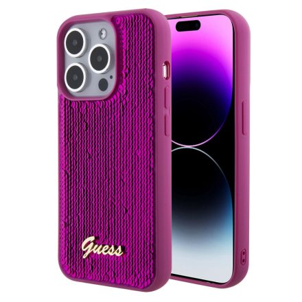 Guess Flitteres Tok iPhone 15 Pro Max Magenta GUHCP15XPSFDGSF