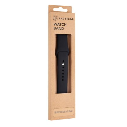 Tactical 488 Szilikon Szíj Apple iWatch 1/2/3/4/5/6/7/8/9/10/SE 42/44/45/46mm fekete