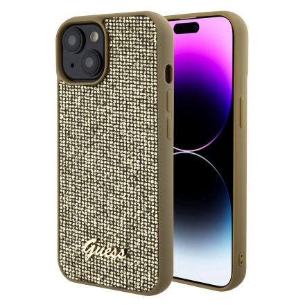 Guess PU Square Mirror Tok iPhone 15 arany GUHCP15SPMSDGSD