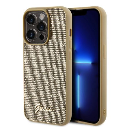 Guess PU Square Mirror Tok iPhone 15 Pro arany GUHCP15LPMSDGSD