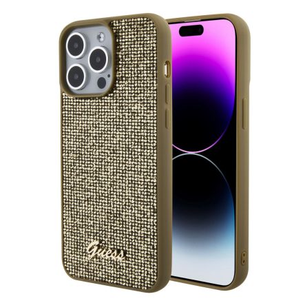 Guess PU Square Mirror Tok iPhone 15 Pro Max arany GUHCP15XPMSDGSD