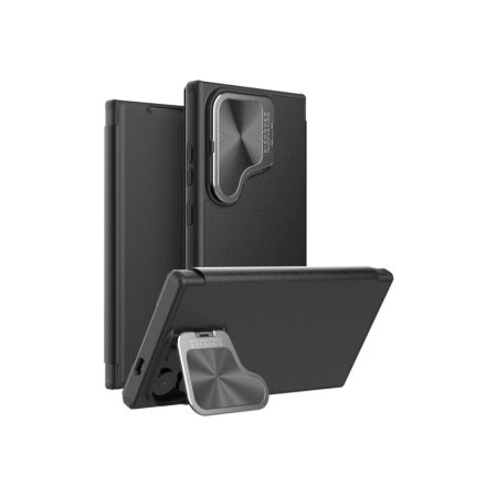 Nillkin Qin Book Prop Tok Samsung Galaxy S24 Ultra Fekete