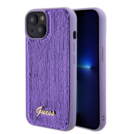 Guess Flitteres Tok iPhone 15 Plus lila GUHCP15MPSFDGSU