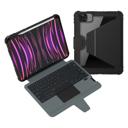 Nillkin Bumper Link Billentyűzet Tok (Backlit Version) iPad 10.9 2022 fekete