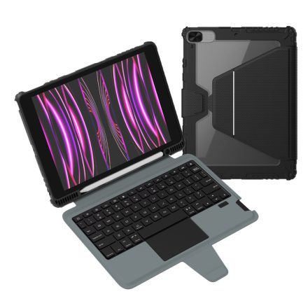 Nillkin Bumper Link Billentyűzet Tok (Backlit Version) iPad 10.2 2019/2020/2021 fekete