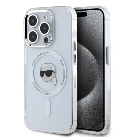 Karl Lagerfeld Karl MagSafe Tok iPhone 15 Pro Max átlátszó KLHMP15XHLSKIH