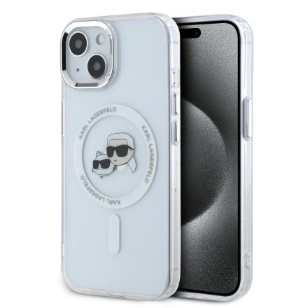 Karl Lagerfeld MagSafe Tok iPhone 15 átlátszó KLHMP15SHLSKCH