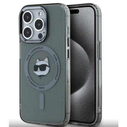 Karl Lagerfeld MagSafe Tok iPhone 15 Pro Max fekete KLHMP15XHLSKCK
