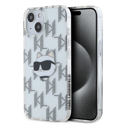 Karl Lagerfeld Choupette Tok iPhone 15 átlátszó KLHCP15SHKLPCHT