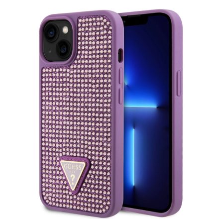 Guess Köves Tok iPhone 15 lila GUHCP15SHDGTPU