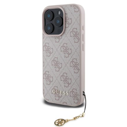 Guess Charm Tok iPhone 16 Pro Tone on Tone pink