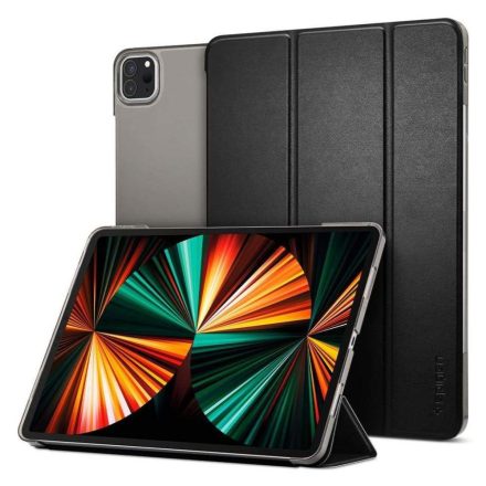 SPIGEN SMART FOLD flip tok álló bőr hatású IPAD Pro 12.9 FEKETE ACS02882