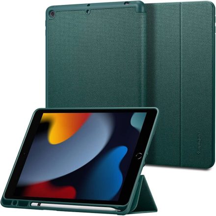 SPIGEN URBAN FIT flip tok álló IPAD 10.2 SÖTÉTZÖLD ACS01062