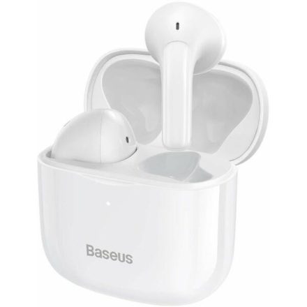 BASEUS BOWIE E3 bluetooth fülhallgató SZTEREO (v5.0, TWS, mikrofon, zajszűrő + töltőtok) FEHÉR NGTW080002