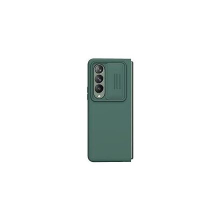NILLKIN CAMSHIELD SILKY Z Fold4 5G sötétzöld szilikon telefonvédő 