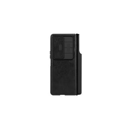 NILLKIN QIN Z Fold4 5G (SM-F936) fekete PRO tok (FLIP, oldalra nyíló, bankkártya tartó, kamera védelem)