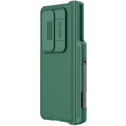 NILLKIN CAMSHIELD PRO Z Fold4 5G sötétzöld műanyag telefonvédő