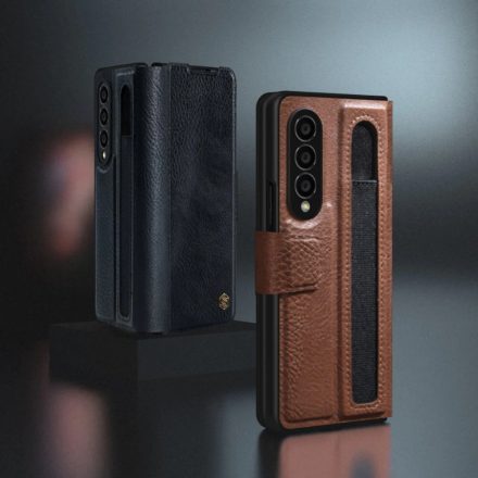 NILLKIN AOGE műanyag Z Fold4 5G barna telefonvédő