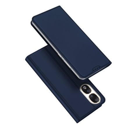 Honor 90 5G DUX DUCIS SKIN PRO flip tok álló, bőr hatású SÖTÉTKÉK