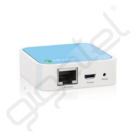 TP-LINK TL-WR702N WIFI hordozható router FEHÉR VILÁGOSKÉK