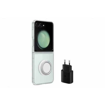 SAMSUNG kezdőcsomag Z Flip5 5G ÁTLÁTSZÓ EF-XF73KKTEGWW