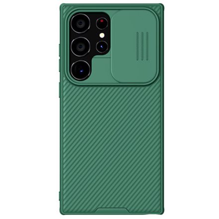NILLKIN CAMSHIELD PRO műanyag telefonvédő S24 Ultra SÖTÉTZÖLD
