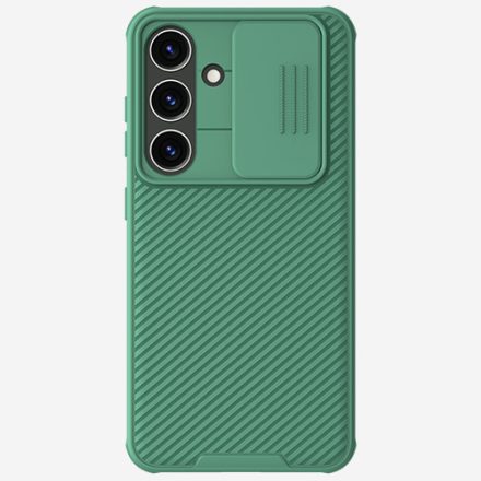 NILLKIN CAMSHIELD PRO műanyag telefonvédő Samsung S24 SÖTÉTZÖLD