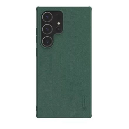 NILLKIN SUPER FROSTED PRO MAGNETIC műanyag telefonvédő S24 Ultra SÖTÉTZÖLD