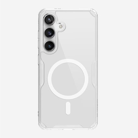 NILLKIN NATURE PRO MAGNETIC műanyag telefonvédő Samsung S24 ÁTLÁTSZÓ