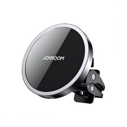JOYROOM autós tartó (15W, szellőzőre, wireless, 360°, MagSafe, LED jelzés) FEKETE JR-ZS240