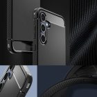 SPIGEN RUGGED ARMOR szilikon tok FEKETE Samsung A55 5G ACS07500