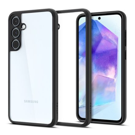 SPIGEN ULTRA HYBRID műanyag tok ÁTLÁTSZÓ/FEKETE Samsung A55 5G ACS07529