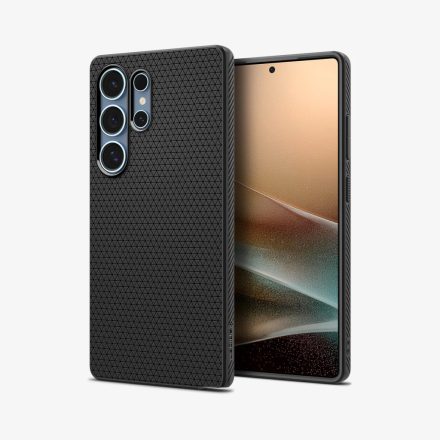 SPIGEN LIQUID AIR szilikon Tok FEKETE Samsung S25 Ultra ACS08953