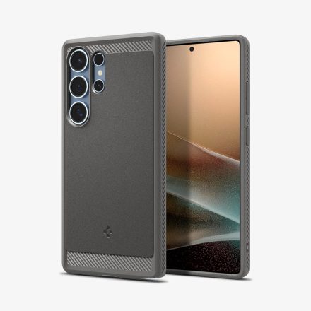 SPIGEN RUGGED ARMOR szilikon Tok SZÜRKE Samsung S25 Ultra ACS08952
