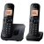 PANASONIC KX-TGC212PDB telefon készülék (vezeték nélküli, 1 bázis, 2 kézibeszélő) FEKETE