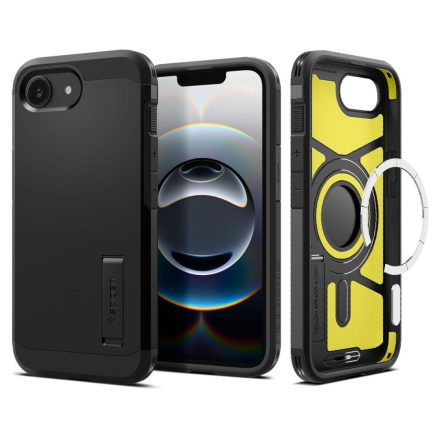 SPIGEN TOUGH ARMOR MAG MAGSAFE IPHONE 16E fekete ACS09137