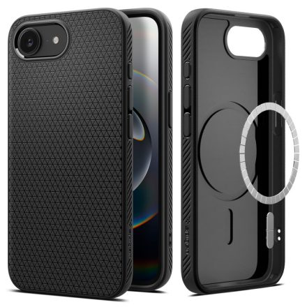 SPIGEN LIQUID AIR MAG MAGSAFE IPHONE 16E matt fekete ACS09151