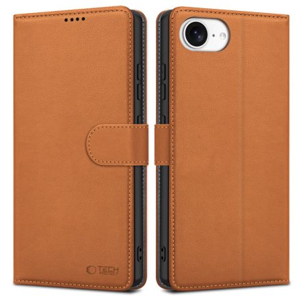 TECH-PROTECT WALLET IPHONE 16E barna