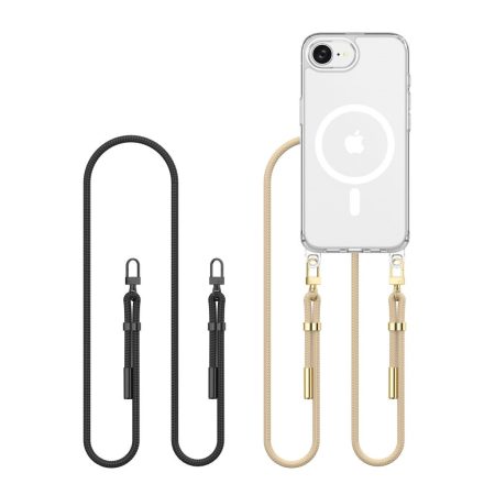 TECH-PROTECT FLEXAIR CHAIN MAGSAFE IPHONE 16E fekete szürke