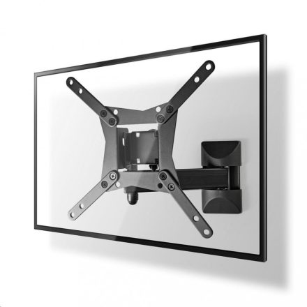 Nedis dönthető fali TV-tartókonzol 10-32" Max 30 kg 3 forgáspont (TVWM31BK)