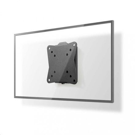 Nedis rögzített fali TV-tartókonzol 13-27" Max 30 kg (TVWM1010BK) 