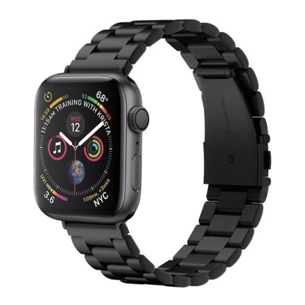 Spigen Modern Fit Apple Watch 45/44/42mm fém szíj fekete 062MP25403