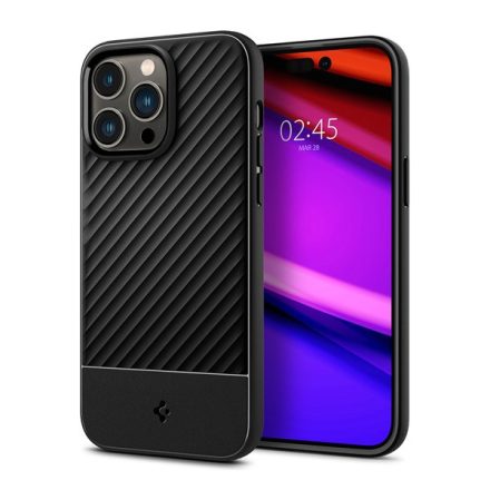 Spigen Core Armor iPhone 14 Pro matt tok fekete ACS04661
