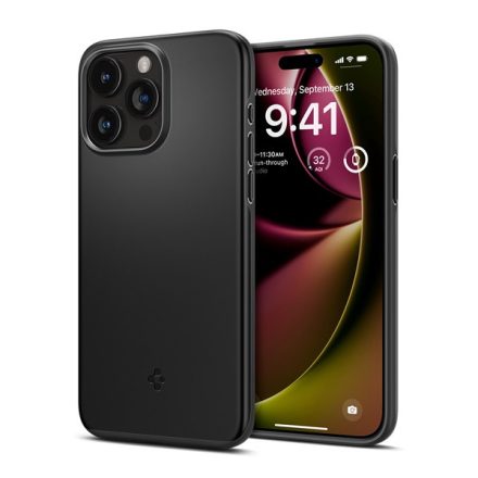 Spigen Thin Fit iPhone 15 Pro Max tok Fekete ACS06544