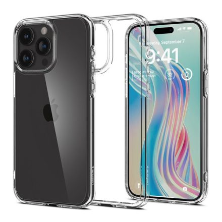 Spigen Ultra Hybrid iPhone 15 Pro Max tok Crystal átlátszó ACS06565